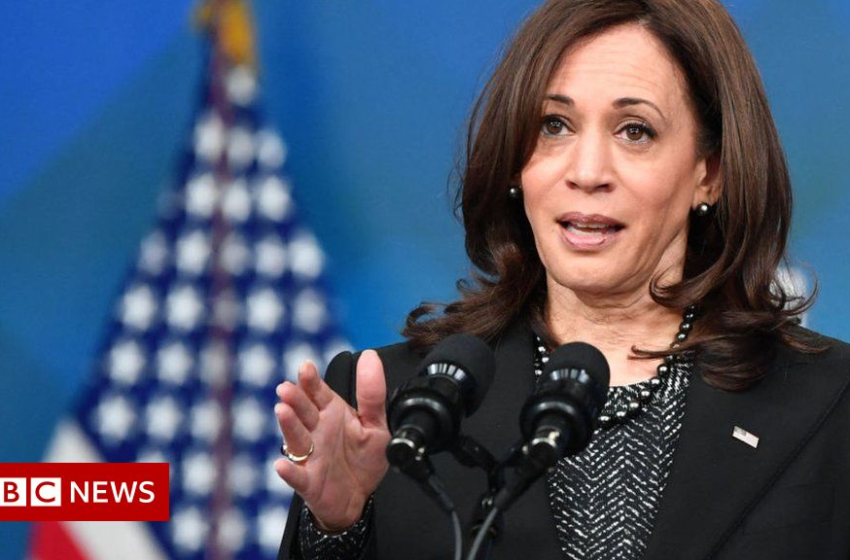  Kamala Harris bumpy ride – BBC News