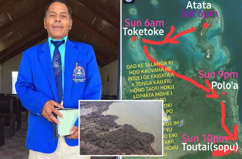  Tongan man, 57, survives 27-hour swim after being swept away by tsunami – New York Post