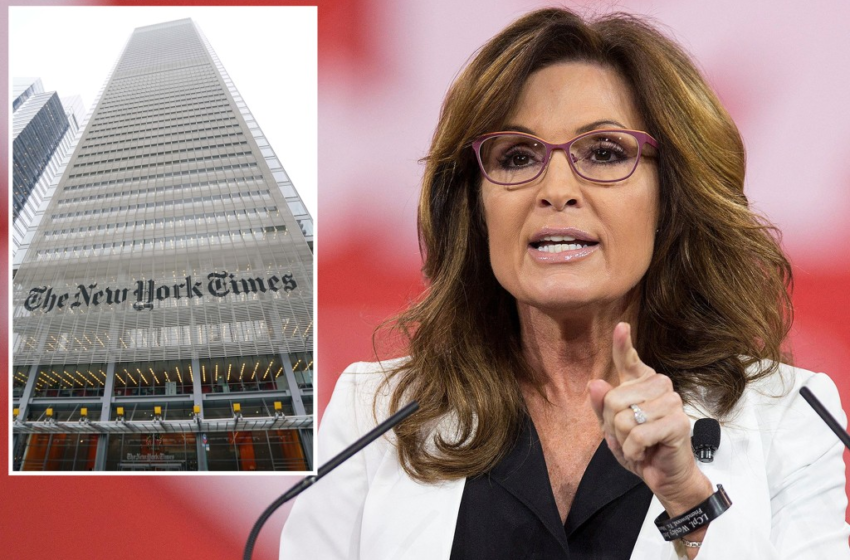  Sarah Palin to face off against New York Times in defamation trial Monday – New York Post