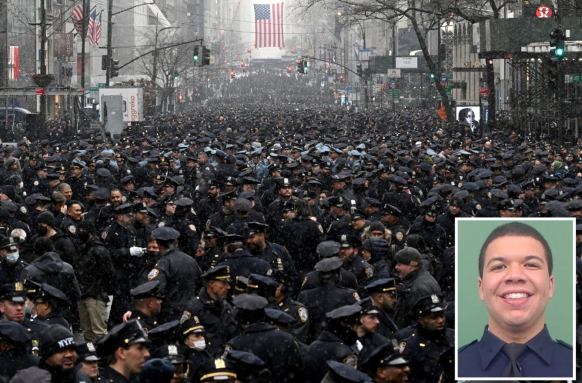  Fallen NYPD cop Jason Rivera given hero’s farewell at St. Patrick’s Cathedral – New York Post