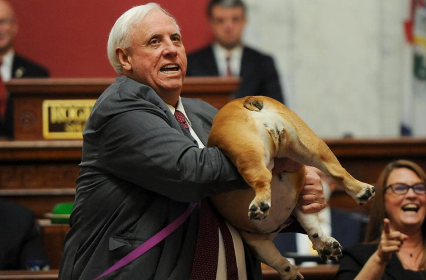  The ultimate rebuttal: West Virginia governor hoists dogs derrière in cheeky response to critics – CNN