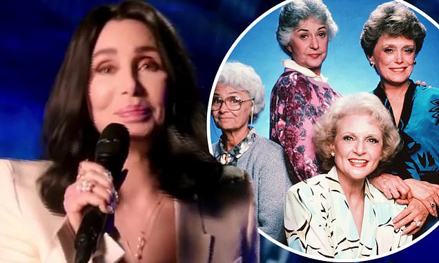  Cher belts out updated version of The Golden Girls theme song for Betty White tribute special – Daily Mail