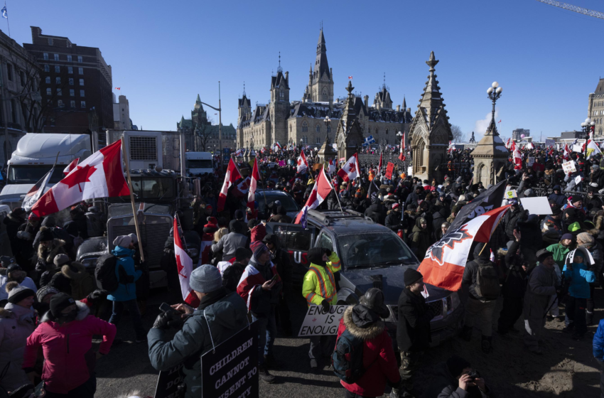  Thousands in Ottawa protest COVID mandates, many rebuked – Associated Press