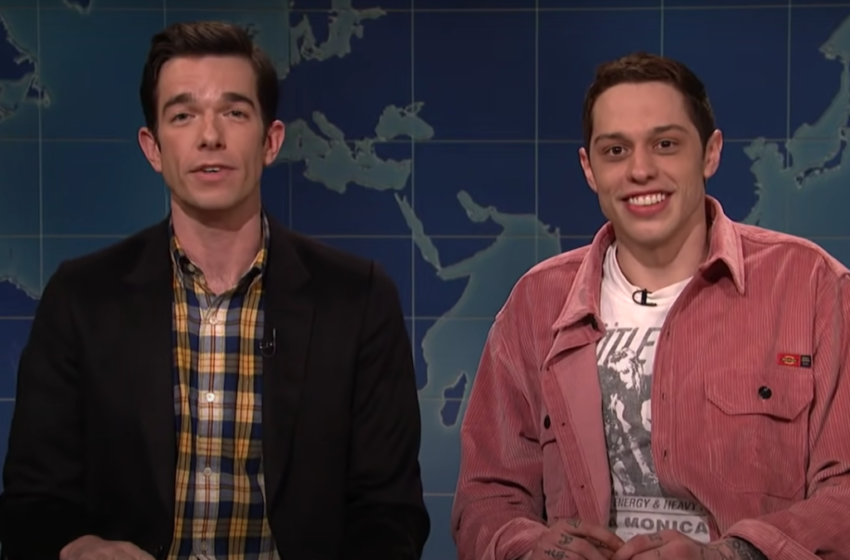  SNLs John Mulaney And Olivia Munn Had Pete Davidson Over To Meet Their New Baby, And Its Pretty Adorable – CinemaBlend