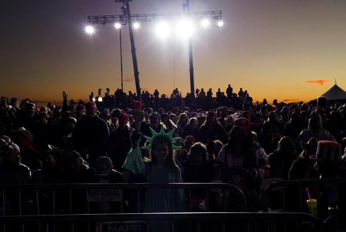  Texas Republicans trumpet their support for another Trump presidential bid at Conroe rally – KSAT San Antonio