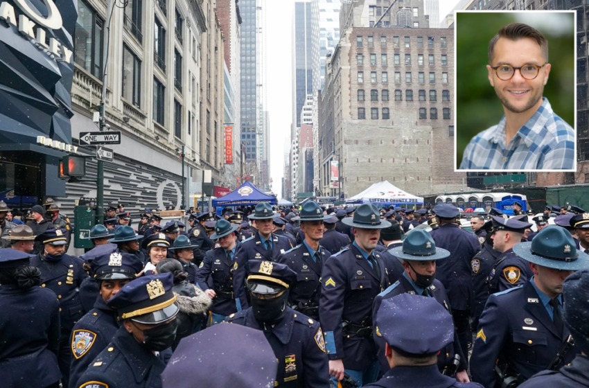  Brooklyn teacher calls for reciprocity against cops gathered to mourn slain detective – New York Post