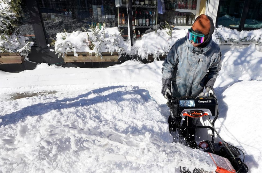  Winter Snowstorm Aftermath: A Sunday Digging Out – The Wall Street Journal