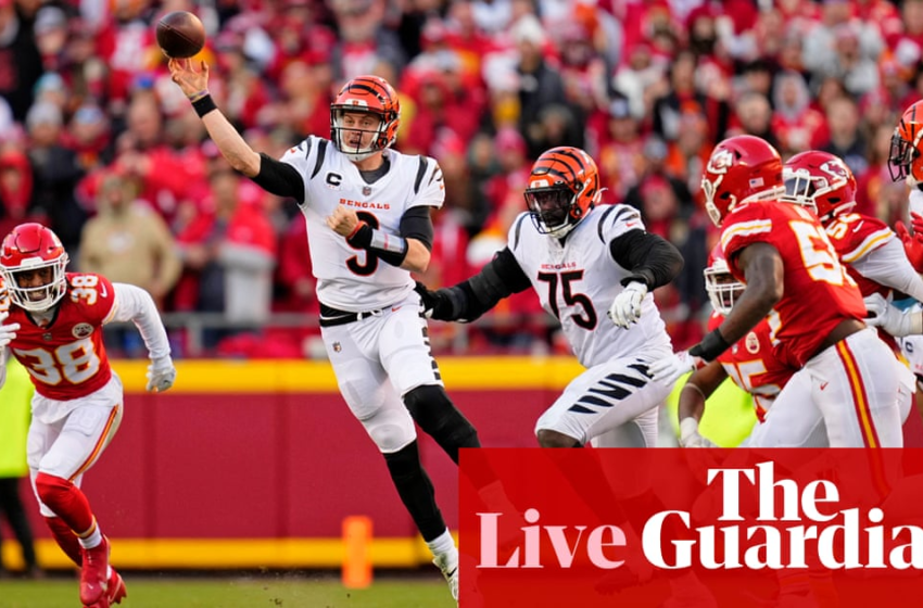  AFC championship game: Cincinnati Bengals v Kansas City Chiefs – live! – The Guardian