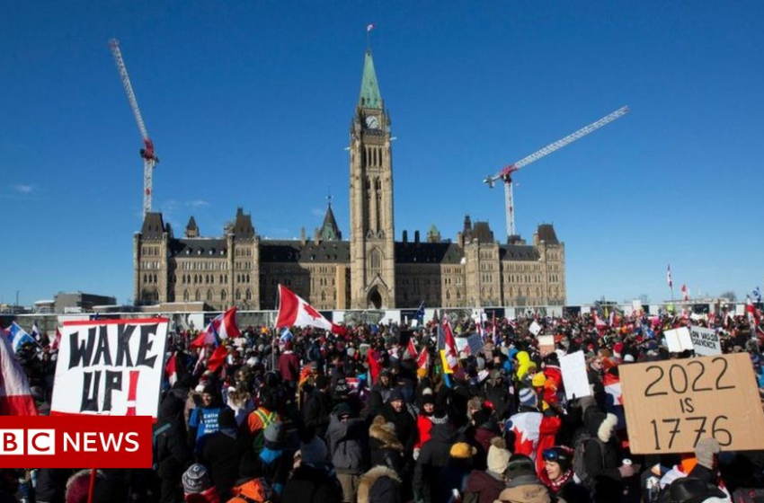  Freedom Convoy: Trudeau calls trucker protest an insult to truth – BBC News