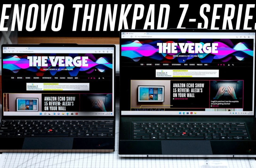  Lenovo ThinkPad Z-Series: the new laptops on the block – The Verge