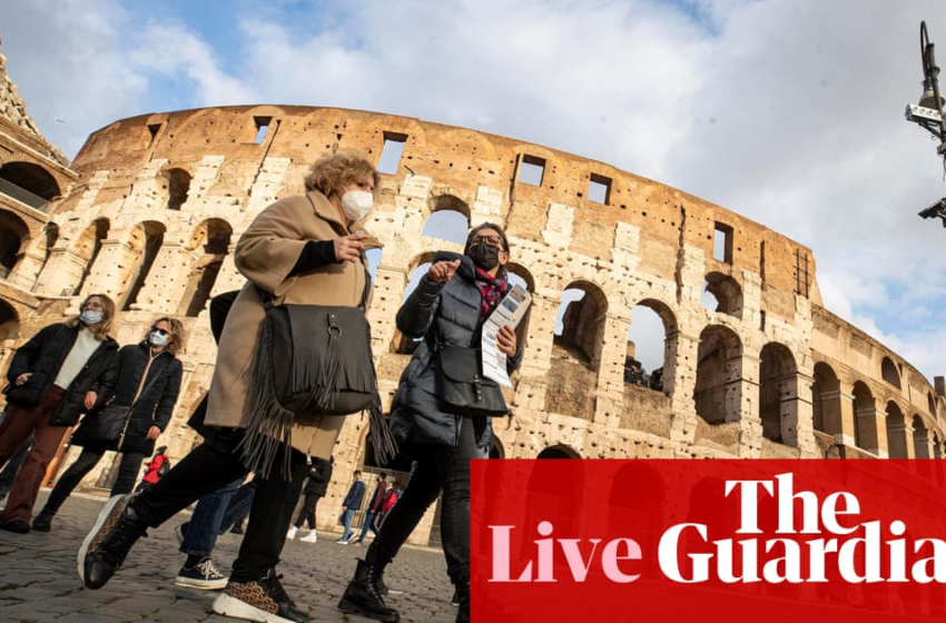  Covid live news: Pfizer expects clinical data for under 5s in April; Italy to mandate vaccines for over 50s – The Guardian