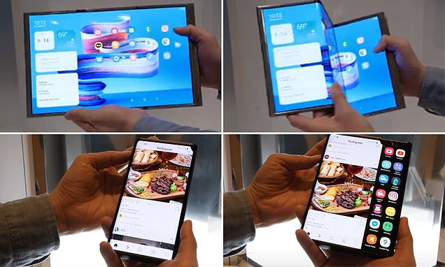  Samsung showcases wild foldable devices at CES like the Flex Note and Flex Slidable – Daily Mail