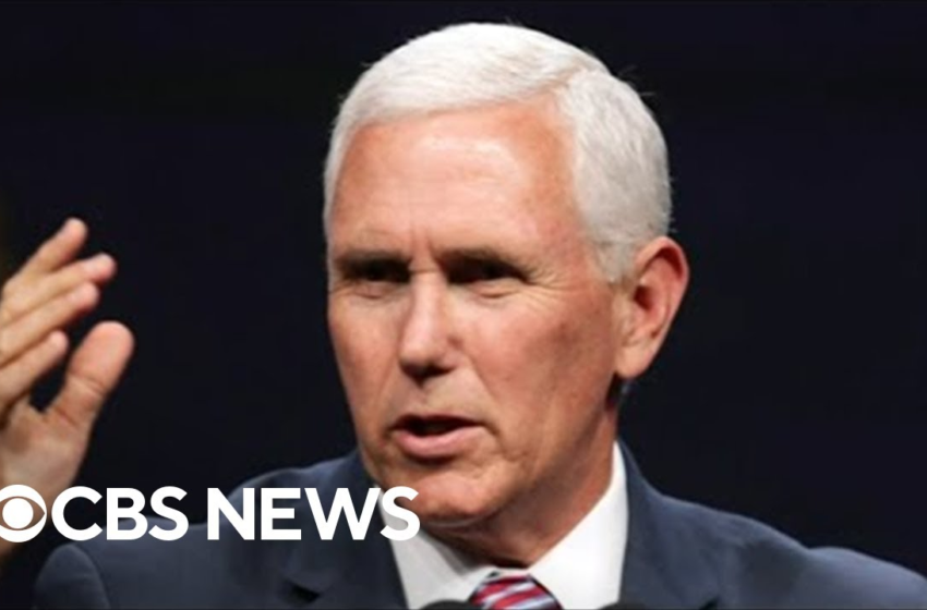  National Archives to give Mike Pence records to House January 6th committee – CBS News