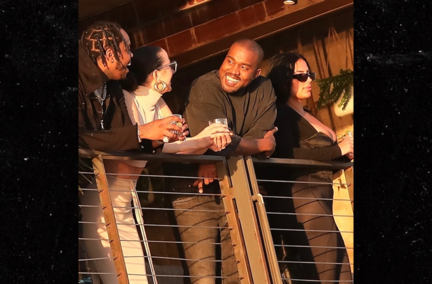  Kanye West Looks Happy Chatting Up Women in Malibu – TMZ