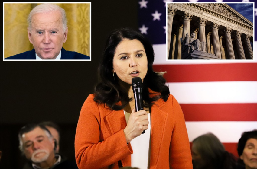  Tulsi Gabbard says Bidens wrong to limit Supreme Court pick to just black women – New York Post