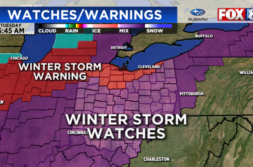  LIVE: Ohio winter storm: Timing, snow totals and ice dangers – WJW FOX 8 News Cleveland