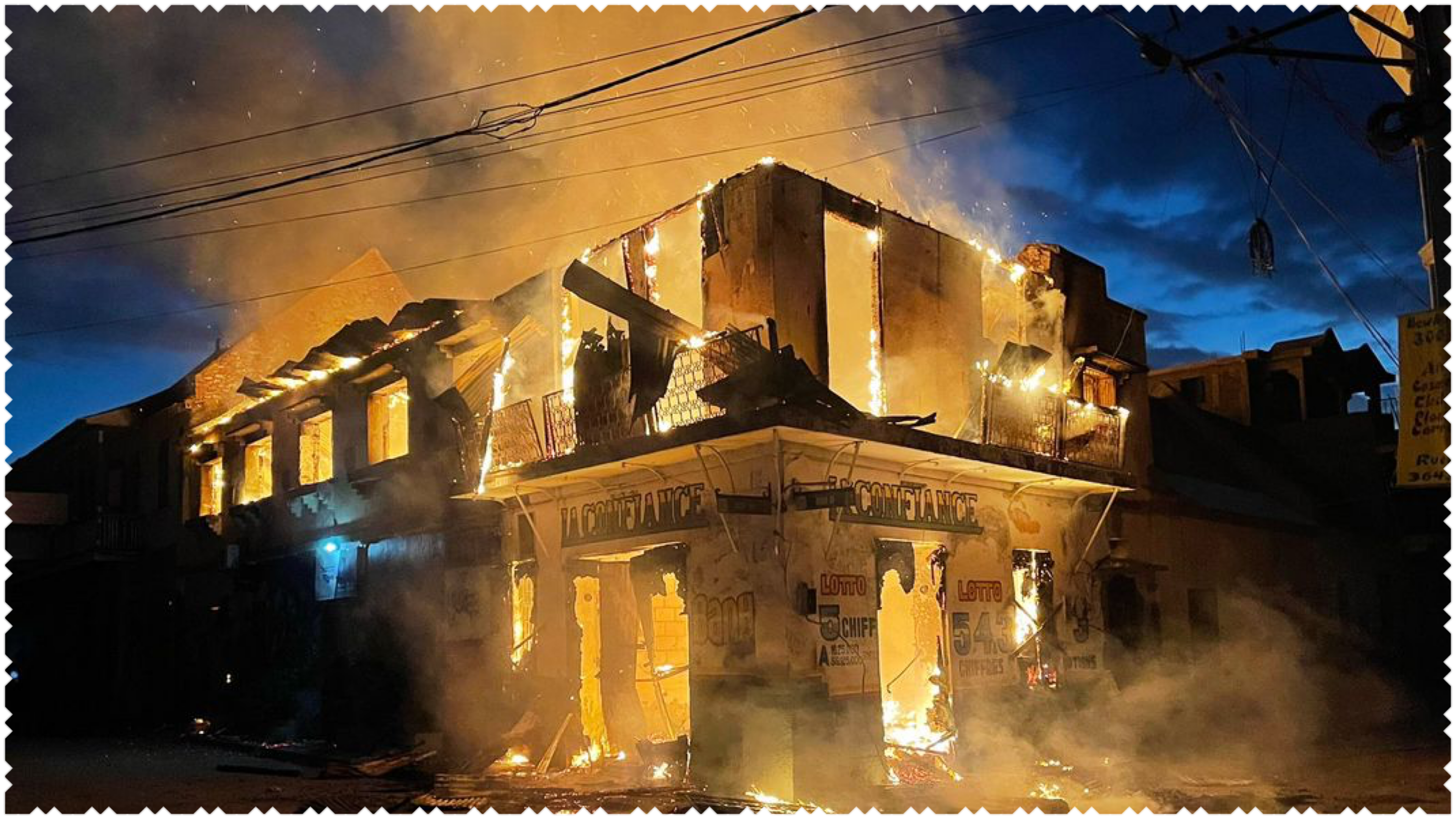  La ville du Cap-Haïtien à nouveau frappée par le feu.