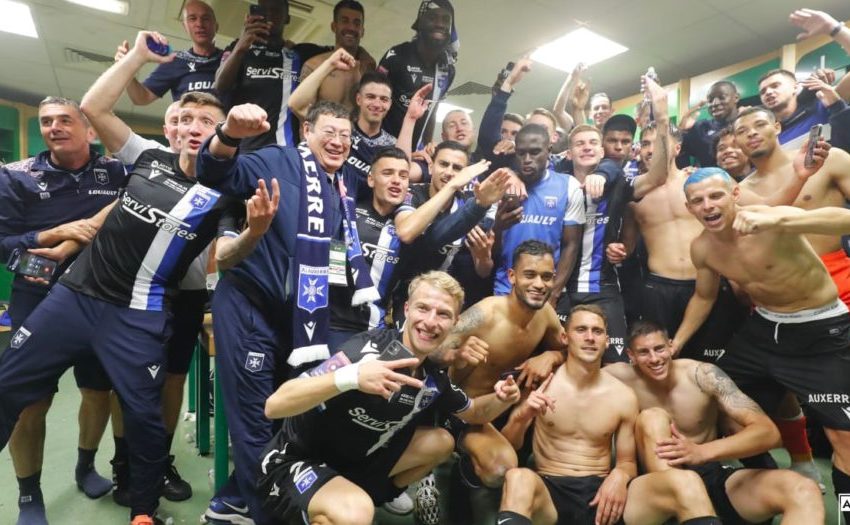  L’AJ Auxerre retrouve la ligue 1 dix ans après
