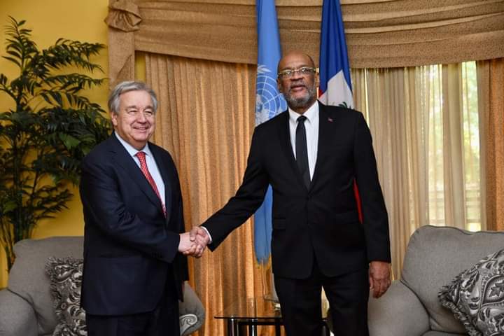  Le Secrétaire Général des Nations-Unies a visité Haïti