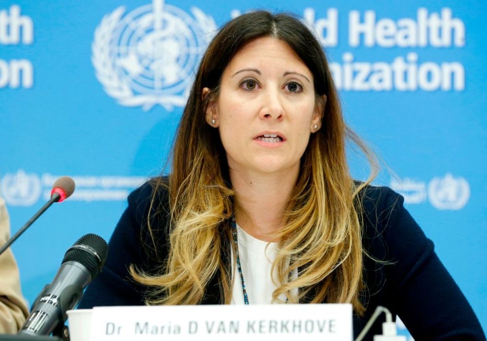 Maria D Van Kerkhove, World Health Organization (WHO) Head AI Emerging Diseases and Zoonoses Units, speaks during a press conference following an emergency committee over the new SARS-like virus spreading in China and other nations, in Geneva on January 22, 2020. - The coronavirus has sparked alarm because of its similarity to the outbreak of SARS (Severe Acute Respiratory Syndrome) that killed nearly 650 people across mainland China and Hong Kong in 2002-03. (Photo by PIERRE ALBOUY / AFP) (Photo by PIERRE ALBOUY/AFP via Getty Images)