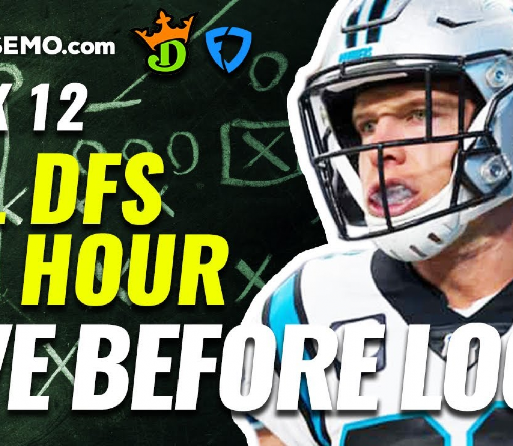 NFL DFS Picks: 4.5 HOUR Live Before Lock WEEK 12